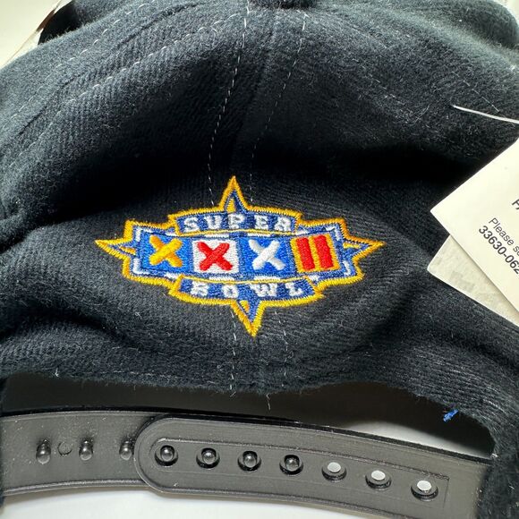 🆕 Denver Broncos Super Bowl XXXII Official Locker Room Snap Back DS Vintage 1998 - Picture 8 of 10